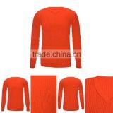 Men's V-neck Cashmere Sweater Wholesale thumbnail-1