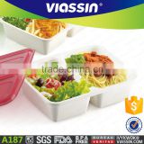 A187 bpa free plastic lunch box double case 750ml