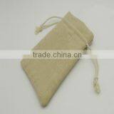 Small Printed Linen Bag Linen Pouch thumbnail-3