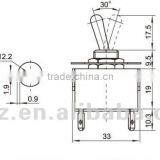 6A 125VAC ON-OFF 2P Toggle Switch,ignition Switch for Electric Scooters thumbnail-3
