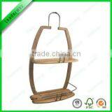 Popular 3-tier Bathroom Bamboo Display Rack With Metal thumbnail-2