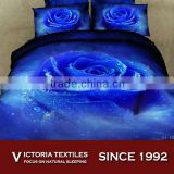 TOP SALE 5d printed twill cotton reactive printed comforter bedding sets wholesale
