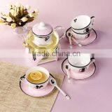 Good Quality Creative Customized Fancy Bone China Ceramics Tea Set thumbnail-2