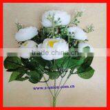 Beautiful Handcraft Decorative Artificial Peony Flowers Bonquet