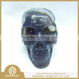 high quality Natural charming amethyst crystal skull carvings good for art collection or home decoration