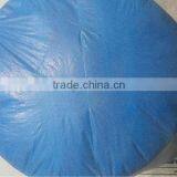 Sewing Rounded pe Tarpaulin Cover,200g Grey Color Poly Tarp