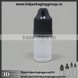 bottle with child proof cap 10 ml bottle with stopper color pe e-juice bottles