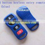 New Nis 4 Button Keyless Entry Remote Case (blue)