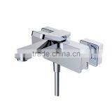 Single Handle Chrome Finish Bath Shower Mixer thumbnail-5