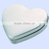 Silver Heart Shape Coffee Tin Box,tin Can,tin Case