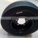 Airport Luggage Trolley Small Coloured Solid Tires 4.00-8 Wheel 3.75 Rims Tyre thumbnail-2