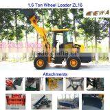 2016 Hot Sale CE ZL16 1.6ton Wheel Loader thumbnail-1