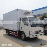 95hp DONGFENG 4*2 Cooling Van Truck 5 Ton thumbnail-1