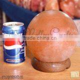 Himalayan Globe Salt Lamp, Rock Salt Globe Lamp, Crystal Globe Lamp,Gifts thumbnail-1