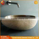 Natural Stone Made Mix Color Stone Basin thumbnail-3