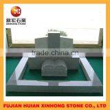 Black High Polished Marble Modern Upright Headstone thumbnail-2