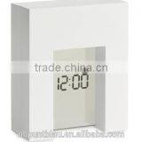 Plastic Multifunctional Desk Clock With Transparent Screen