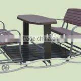 2016 Hot Sale HDPE Outdoor Portable Cheap Plastic Bench thumbnail-1