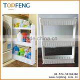 Plastic Storage Rack With Wheels/Slide Out Storage Tower thumbnail-3