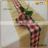High Quality 100% Burlap Table Runner thumbnail-3