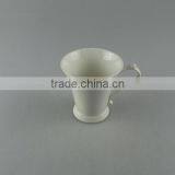 Ceramic Plain White Coffee Cup Wholesale thumbnail-1