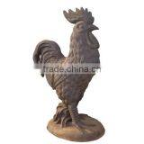 Cast Iron Vivid Rooster Statue Cock Statue thumbnail-2