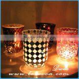 Unique Turkish Handmade Glass Mosaic Candle Holder for Home Decoration thumbnail-1