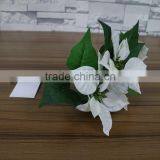 White Silk Christmas Flower thumbnail-3