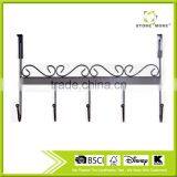 Store More Metal Wire Black 5 Over The Door Hook thumbnail-1