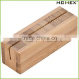 Bamboo christmas card display holder Homex-BSCI Factory