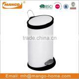 Round Powder Coating Waste Step Bin With Soft Close Lid thumbnail-5