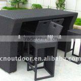 2016 the Best Sell Rattan Outdoor Table Bar Table With 6 Bar Chairs thumbnail-2