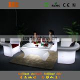 LED bar furniture RGB color changed plastic sofa set led sofa