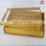 2017 New Design Houseware Golden Acrylic Plastic Packing Box thumbnail-3