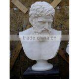 Hand Carved Marble Greek Bust Sculpture thumbnail-1