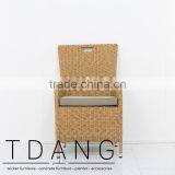 Costas Wicker Dining Chair - Handmade Vietnam Wicker Furniture - Outdoor Poly Rattan thumbnail-1