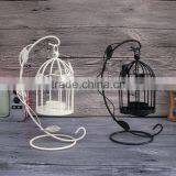 Bird Cage Outdoor Hanging Decorative Solar Candle Lantern thumbnail-3
