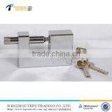 Rectangular Lock Horizontal Beam Padlock With Vane Key thumbnail-1