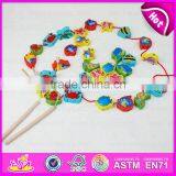 2015 New Arrival Cheap Kids Fishing Game Toy,Colorful Children Fishing Pole Toy,Christmas Gift Wooden String Fishing Toy W01A084 thumbnail-2