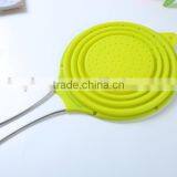 High Quality Silicone Foldable Colanders, Noodle Basket, Pasta Colander thumbnail-3