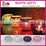 European romantic candlelight candlestick candlestick glass mosaic KTV Bar