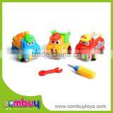 Good Selling Plastic Cartoon Car Mini Self-assembly Toys for Kids thumbnail-1