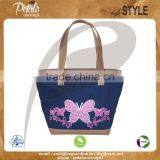 12 oz Dyed Canvas Tote Bag With Eva Padding & Inside Polyester Lining With PU Handle & Bottom With Top Zip Closure thumbnail-1