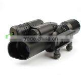 Tactical Compact 1.5-5X32 Riflescope Red/green Illuminated Mil-Dot Reticle With Side Attached Green Laser Scope Combo thumbnail-4