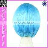 2016 Eco-friendly Fiber Blue Crazy Color Wigs Wholesale thumbnail-3