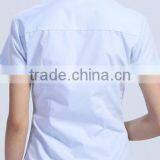 Women Dress Shirt Office Uniform Ladies Shirt Short Sleeve Shirts thumbnail-5