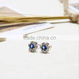 Exquisite Cheap Beautiful Flower 925 Sterling Silver Earring With AAA CZ Stone thumbnail-4