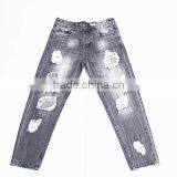 Boy Friend Ripped Denim Pants thumbnail-1
