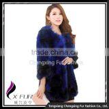 CX-G-A-18A 2016 New Real Raccoon Dog Fur Real Fur Jacket thumbnail-4