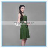 Fashion Handmade Smocking Sexy Chiffon Women's Evening Dress 2016 thumbnail-2